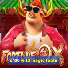 d100 wild magic table