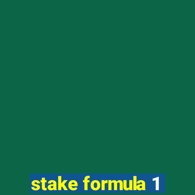 stake formula 1