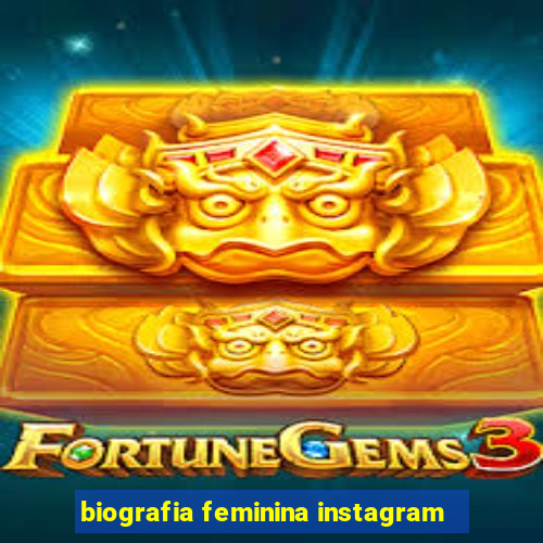 biografia feminina instagram