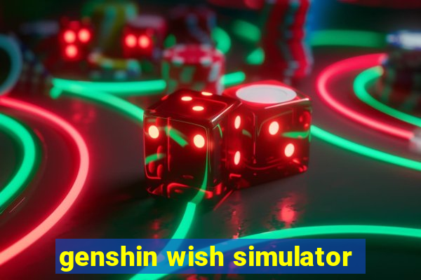 genshin wish simulator