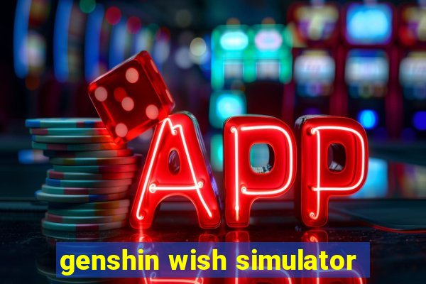 genshin wish simulator