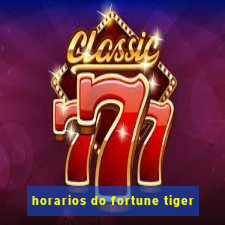 horarios do fortune tiger