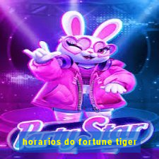 horarios do fortune tiger