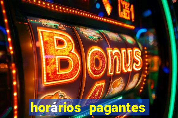 horários pagantes pg soft