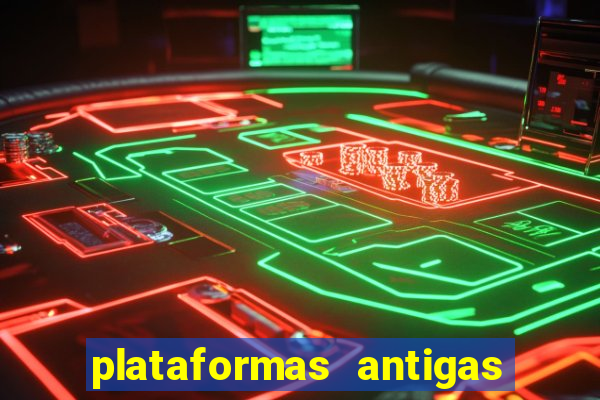 plataformas antigas de jogos