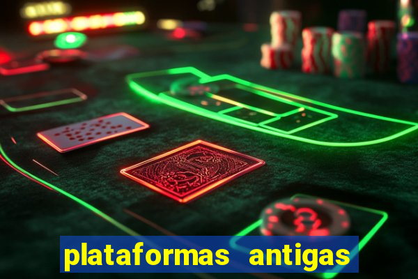 plataformas antigas de jogos