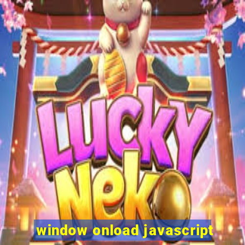 window onload javascript