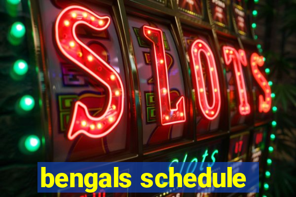 bengals schedule