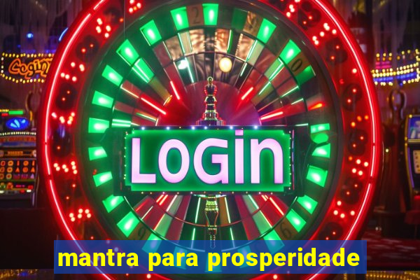 mantra para prosperidade