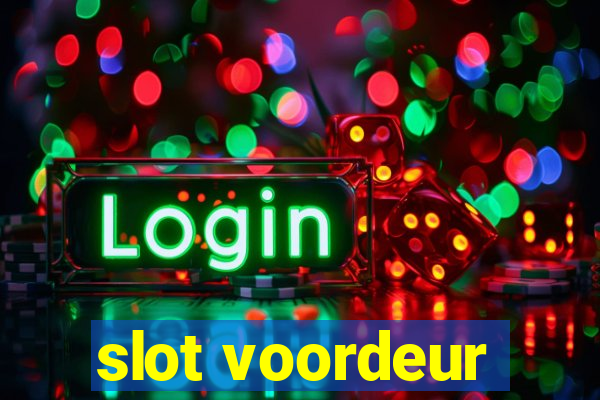 slot voordeur