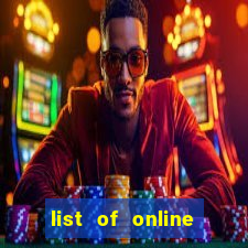 list of online slot sites