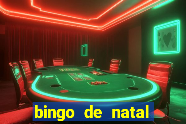 bingo de natal para imprimir gratis