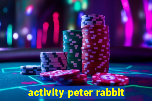 activity peter rabbit