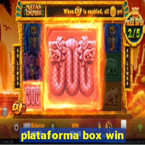 plataforma box win