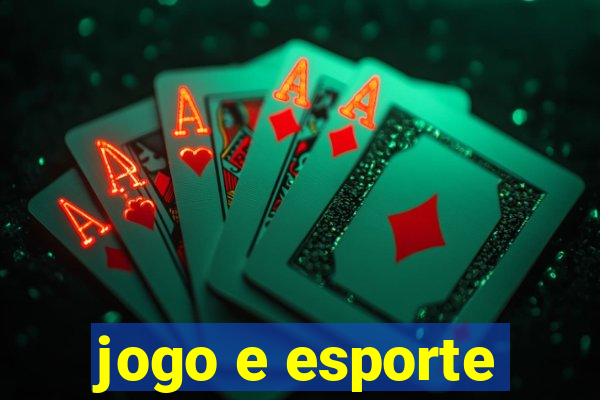 jogo e esporte