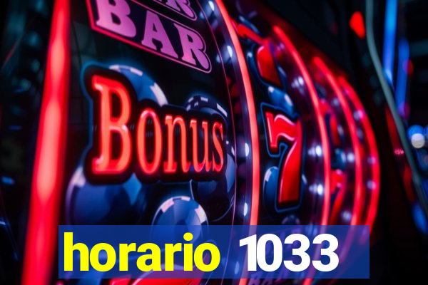 horario 1033