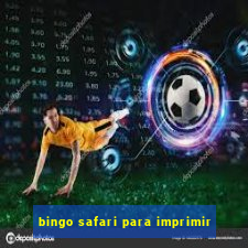 bingo safari para imprimir