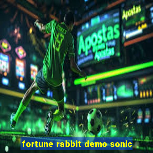 fortune rabbit demo sonic