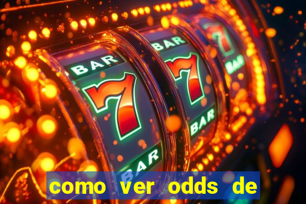 como ver odds de jogos passados