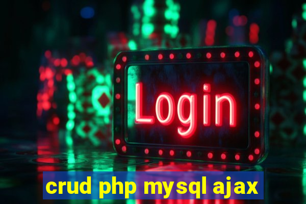 crud php mysql ajax