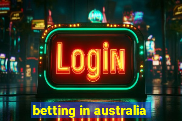 betting in australia