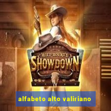 alfabeto alto valiriano