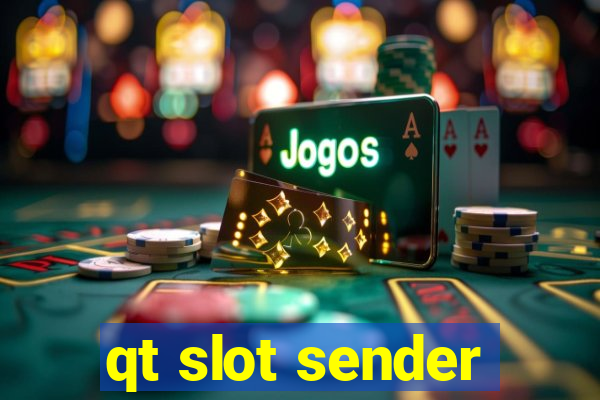 qt slot sender