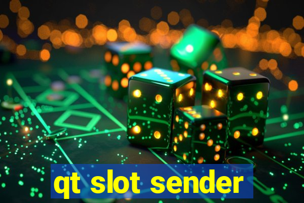 qt slot sender