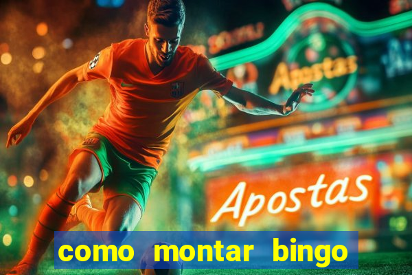 como montar bingo brinquedos toia