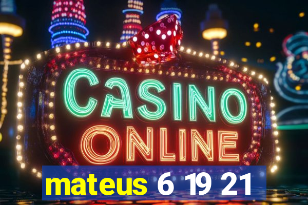 mateus 6 19 21