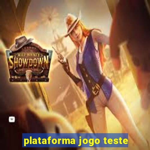 plataforma jogo teste