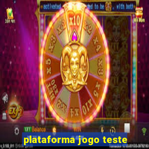 plataforma jogo teste