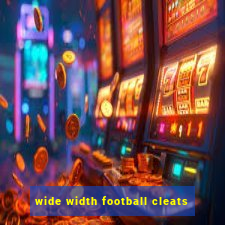 wide width football cleats