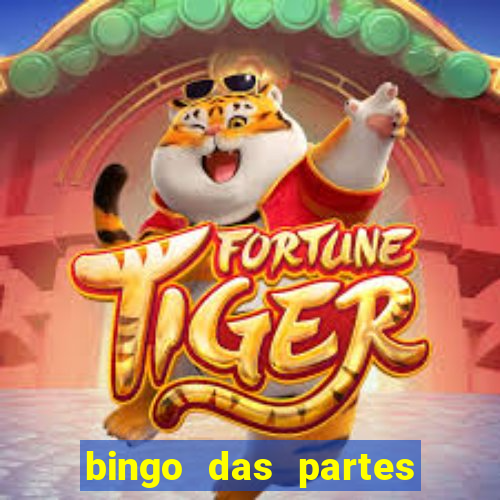 bingo das partes do corpo