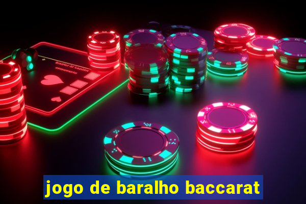 jogo de baralho baccarat