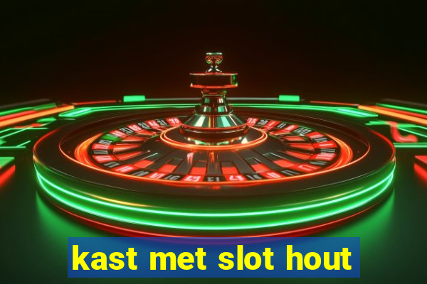 kast met slot hout