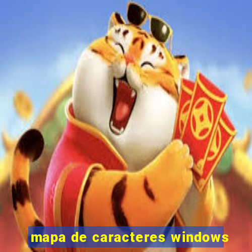 mapa de caracteres windows