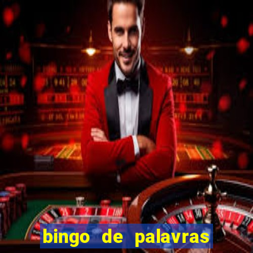 bingo de palavras para imprimir colorido