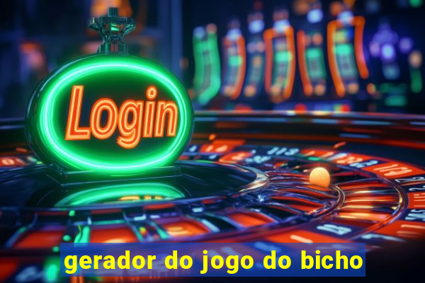 gerador do jogo do bicho