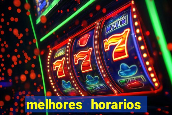 melhores horarios para jogar no fortune tiger