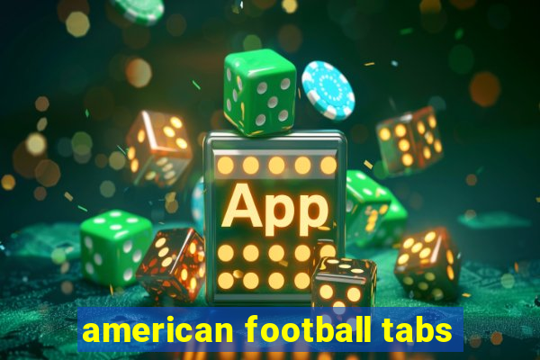 american football tabs