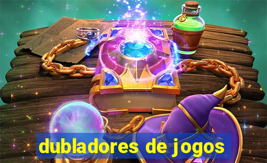 dubladores de jogos