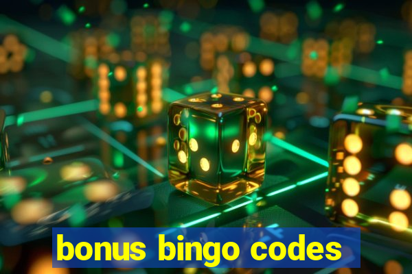 bonus bingo codes