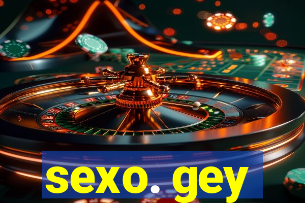 sexo. gey