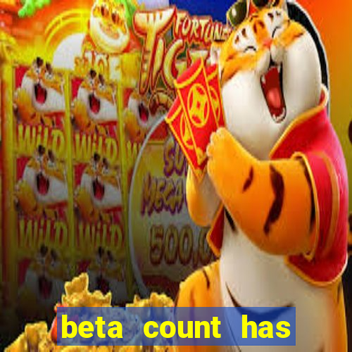 beta count has changed pt br