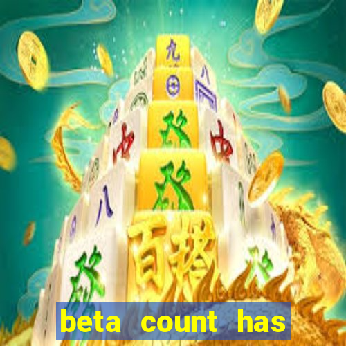 beta count has changed pt br