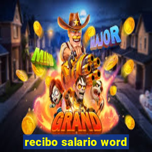 recibo salario word