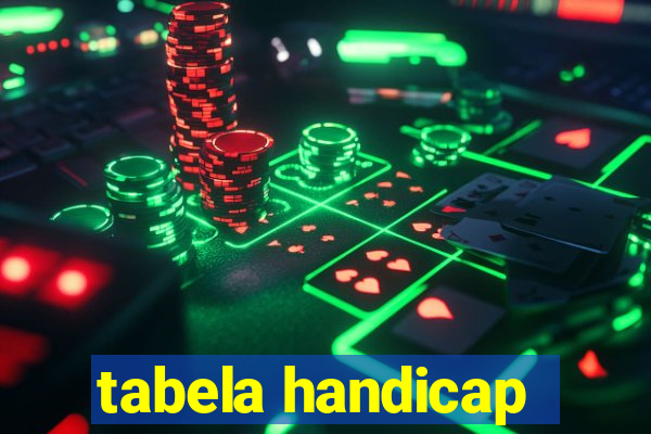 tabela handicap