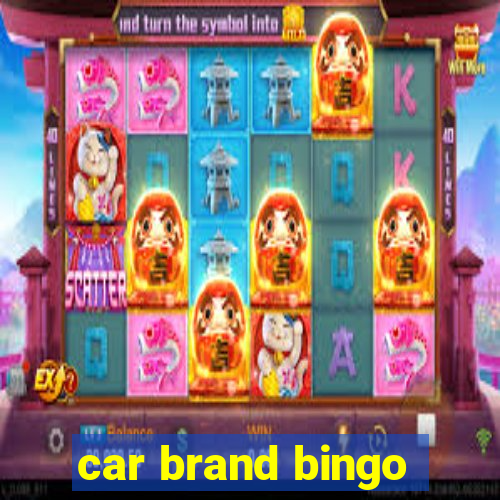 car brand bingo