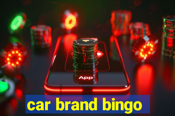 car brand bingo